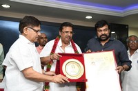 Chiranjeevi presents Allu Ramalingaiah Award to Dasari